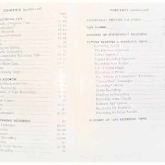6X VARIOUS Tape Recording Books HOW To MAKE Good Tape Recording C.J. Le Bel - Picture 2 of 15